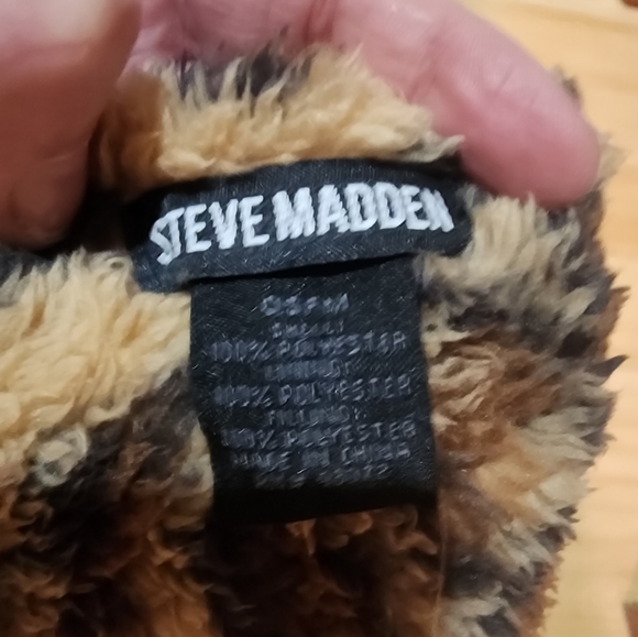 NWT Steve Madden LEOPARD CHEETAH Animal Print Puffer Scarf - Picture 6 of 6